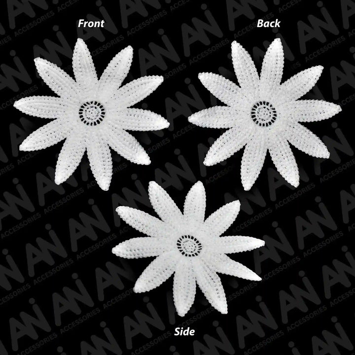 Ani Accessories floral sunflower spun poly patch for kurti blouse dress embellishment sewing