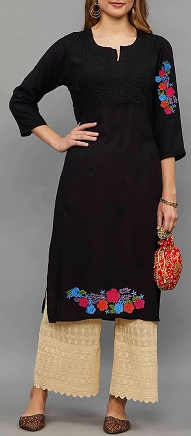 Ani Accessories flower patch shown on model wearing suit for women jackets shirts denim jeans bags and DIY clothing projects