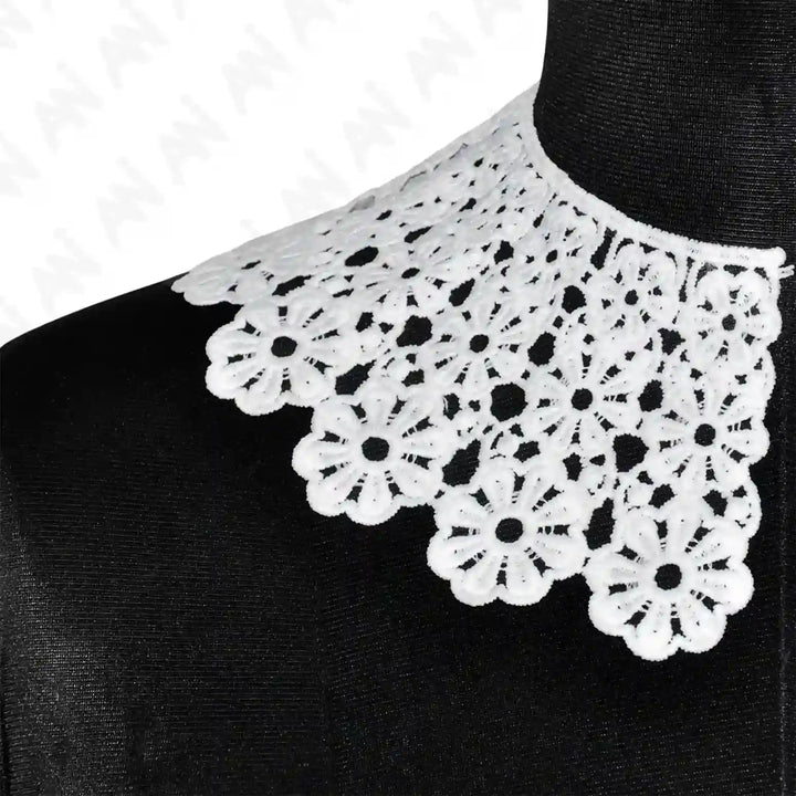 Ani Accessories flowing floral lace neck collar big and small option, small designed for kids fashion