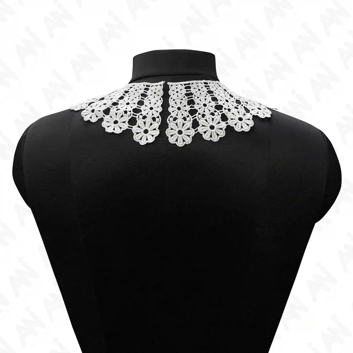 Ani Accessories flowing floral lace neck collar big and small style, small for kids party outfits