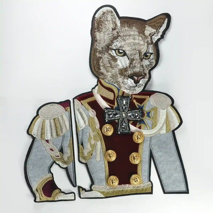 Ani Accessories fox sew on patch for jackets shirts denim jeans bags and DIY clothing projects with stylish animal design now