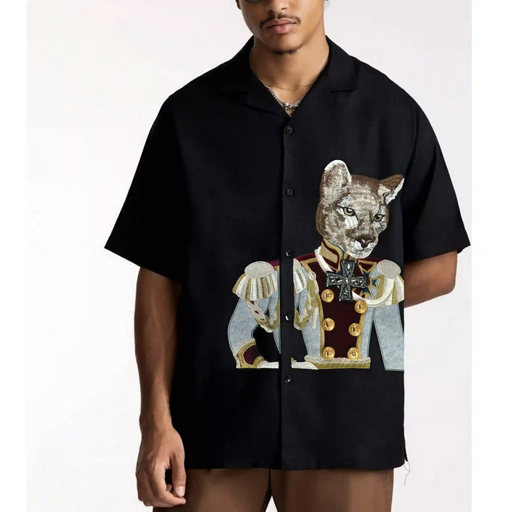 Ani Accessories fox sew on patch shown model for jackets shirts denim jeans bags and DIY clothing projects with animal style!