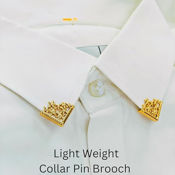 Ani Accessories | Lightweight collar pin Brooch  to elevate the style of shirt. 