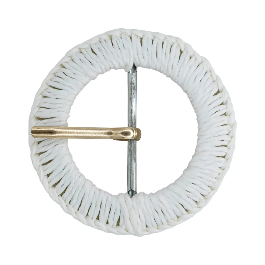 Ani Accessories handmade round buckle with metal pin 2.5 inch accessory for belts bags DIY craft projects