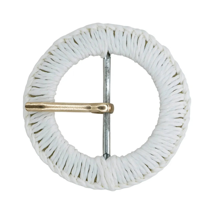 Ani Accessories handmade round buckle with metal pin 2.5 inch accessory for belts bags DIY craft projects