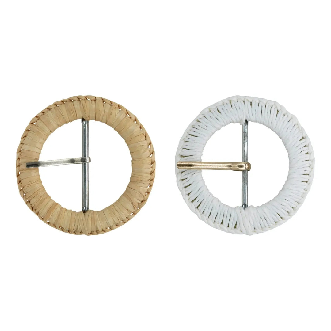 Ani Accessories handmade round buckle with metal pin 2.5 inch buckle for belt bag DIY craft accessory