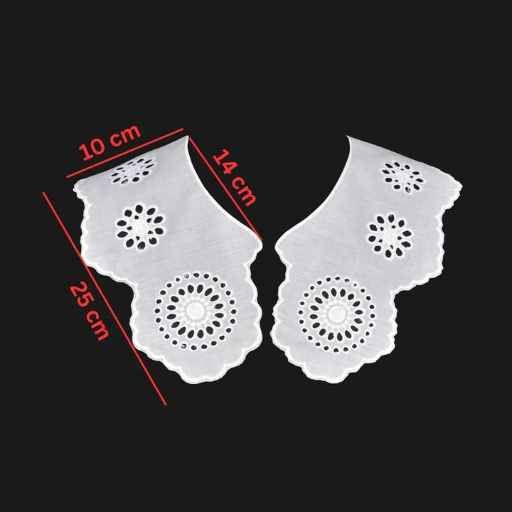 Ani Accessories jabot inspired Peter Pan collar with decorative front detail for women’s dresses and blouses