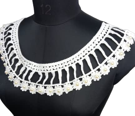 Ani Accessories ornate floral extravaganza neckline ideal for sewing on women’s designer and festive wear
