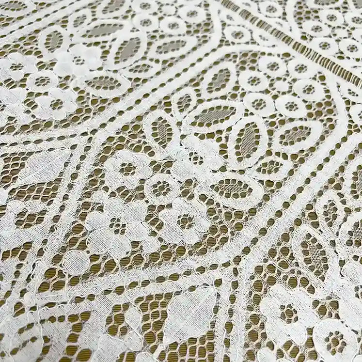 Ani Accessories scalloped edge floral Chantilly lace fabric 22 inch for dresses and luxury styling