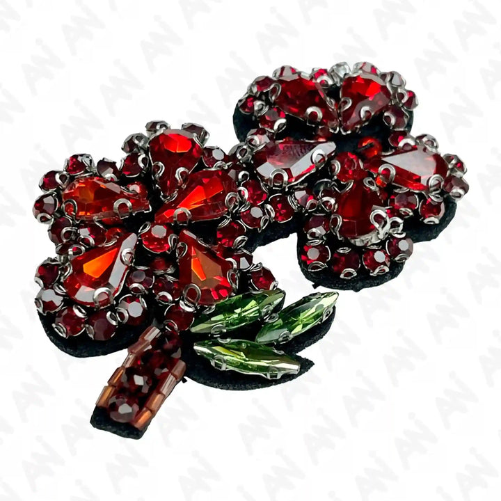 Ani Accessories sew flower patch for jackets shirts denim jeans bags and DIY outfits with beautiful floral applique design