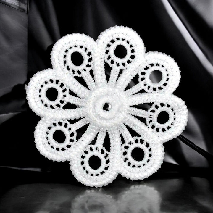 Ani Accessories spun poly floral appliqué patch for kurti saree blouse dress sewing DIY embellishment
