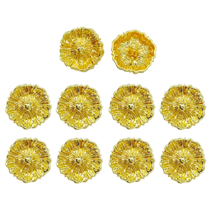 Blooming Beauty Metal Buttons | 18m, 20mm, 23mm