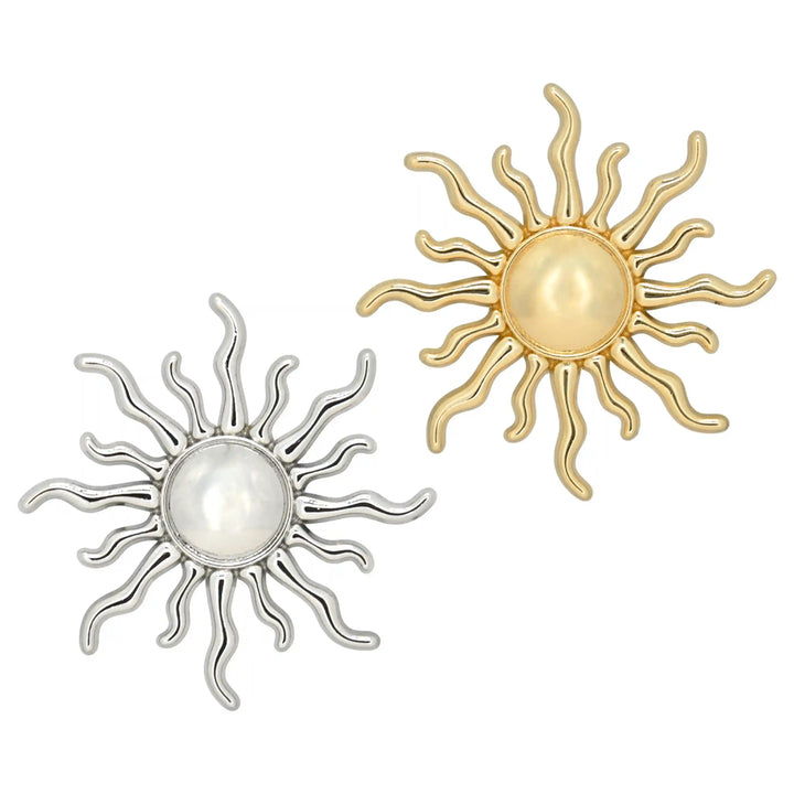 Sun Style Metal Buttons | 25mm & 50mm