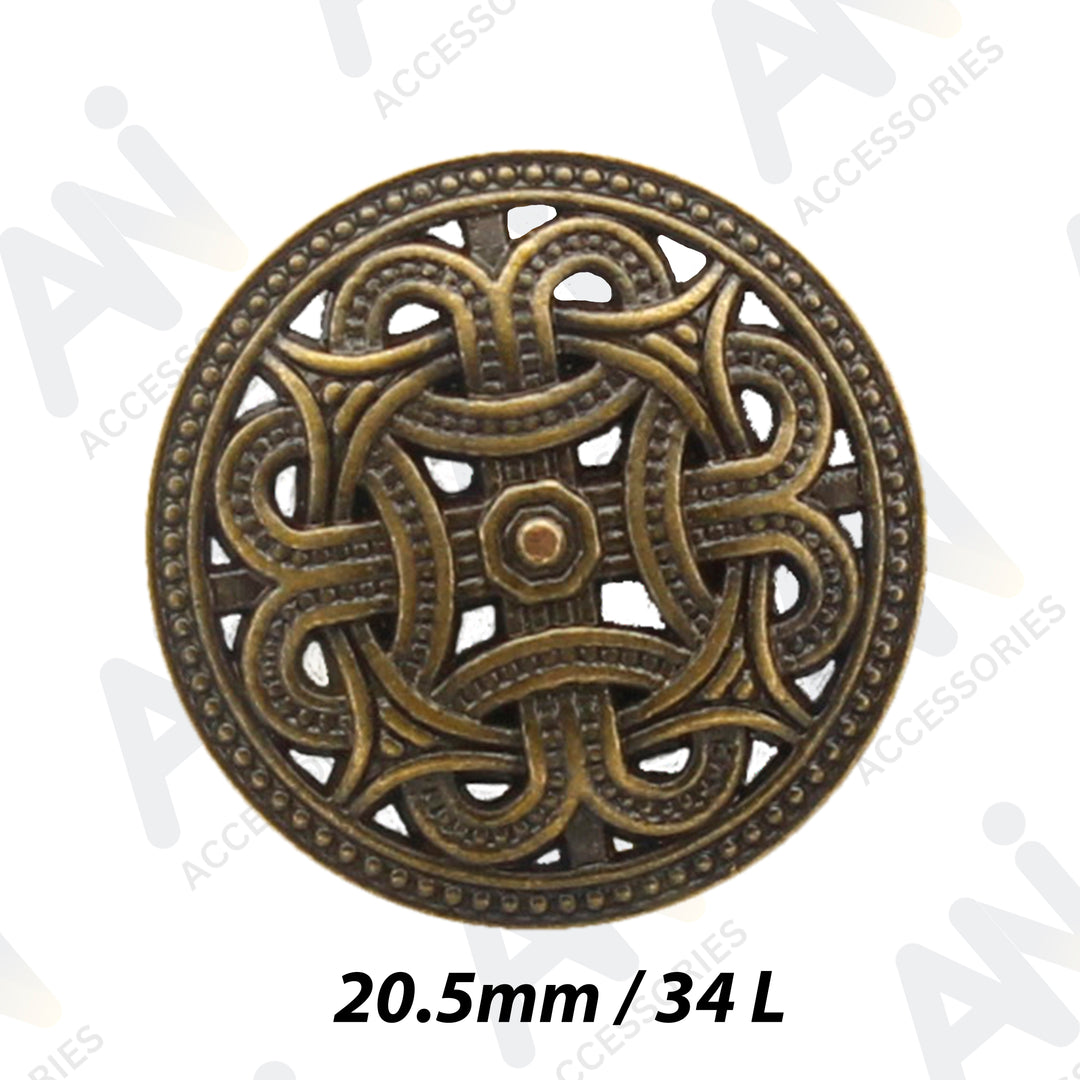 Baroque Design Metal Buttons