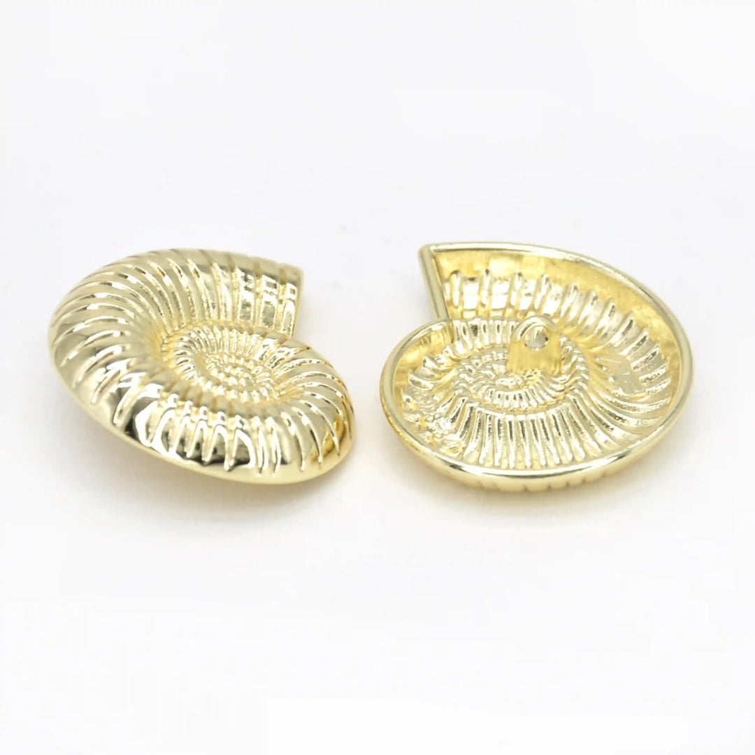 Shell Style Metal Buttons | 34mm(54L)
