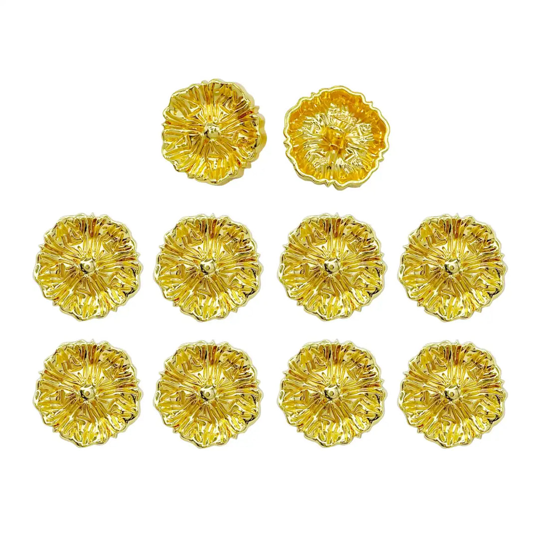 Blooming Beauty Metal Buttons | 18m, 20mm, 23mm