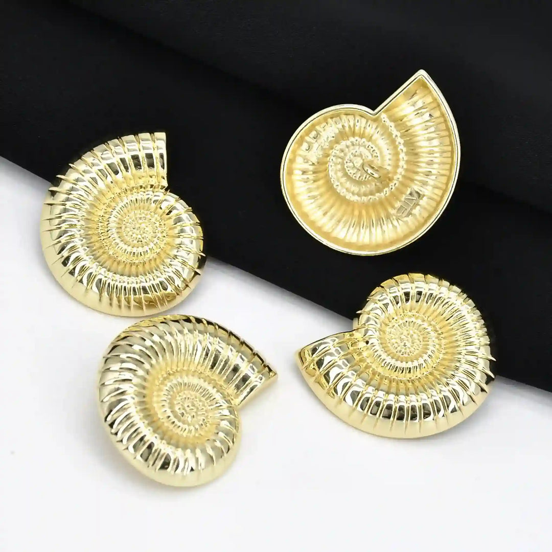 Shell Style Metal Buttons | 34mm(54L)