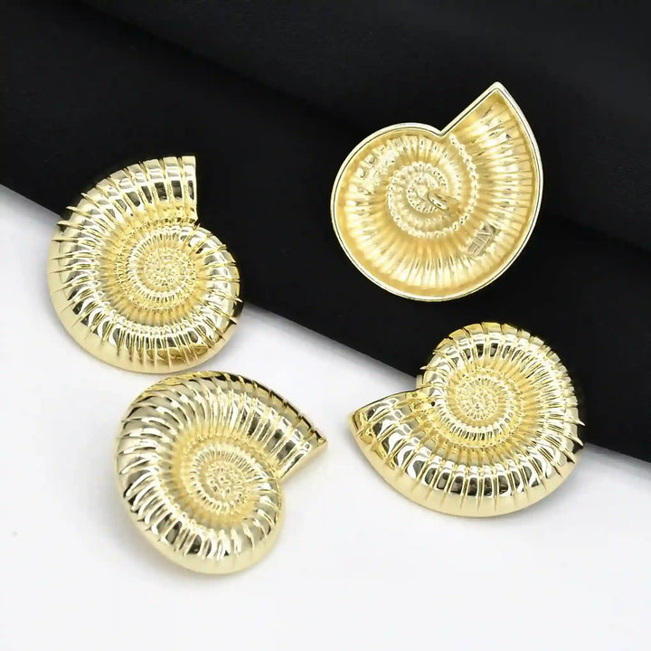 Shell Style Metal Buttons | 34mm(54L)