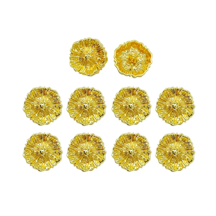 Blooming Beauty Metal Buttons | 18m, 20mm, 23mm