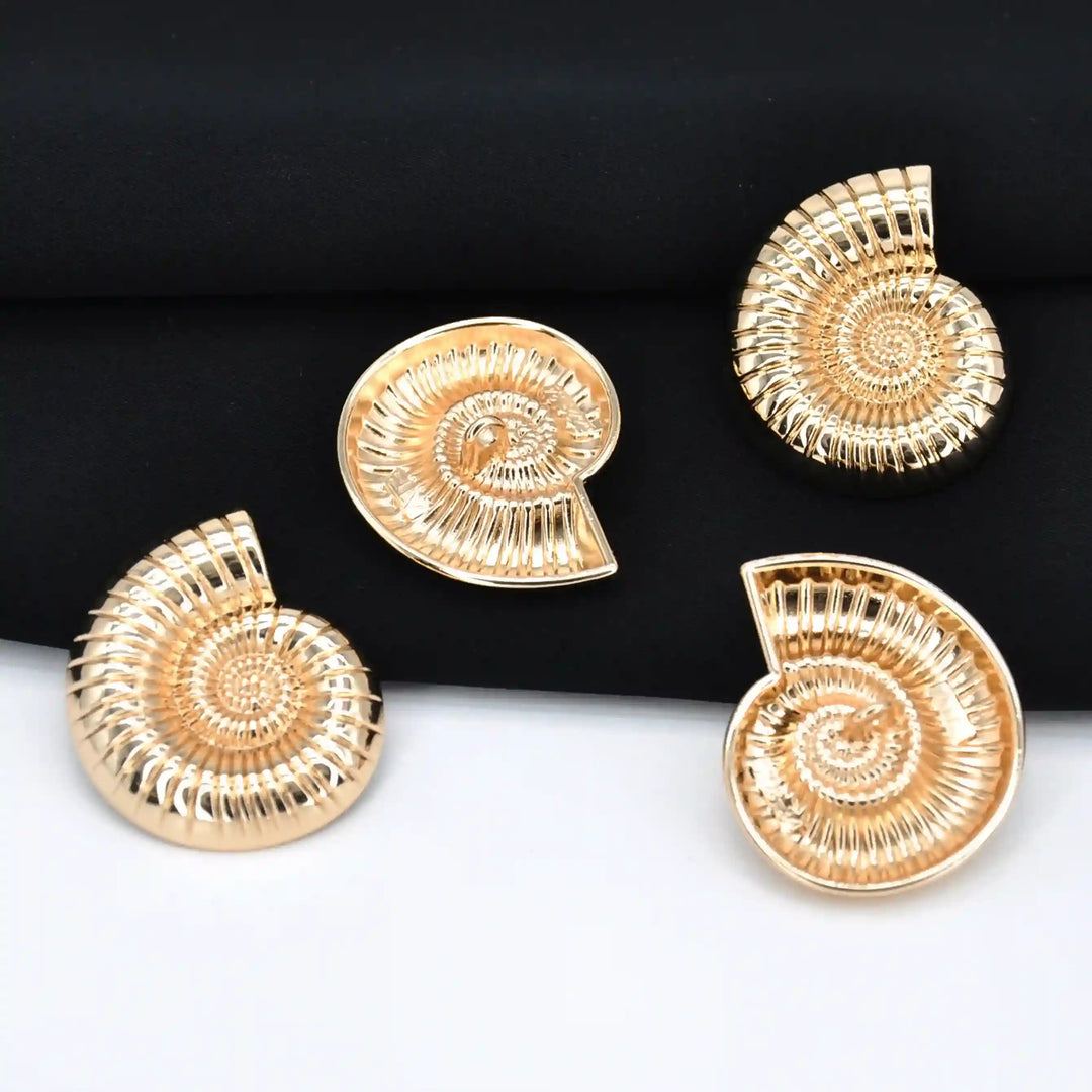 Shell Style Metal Buttons | 34mm(54L)