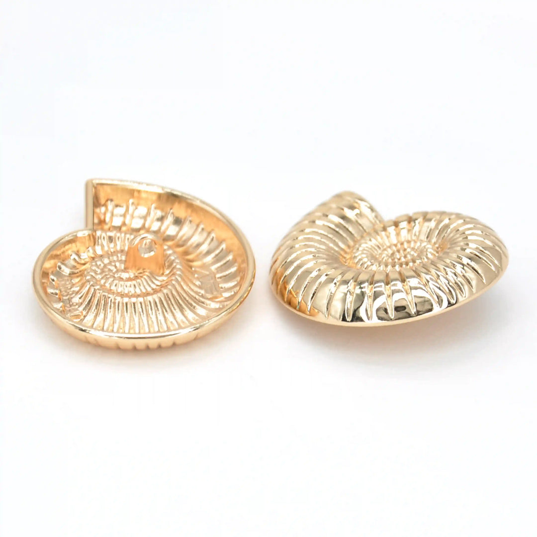 Shell Style Metal Buttons | 34mm(54L)
