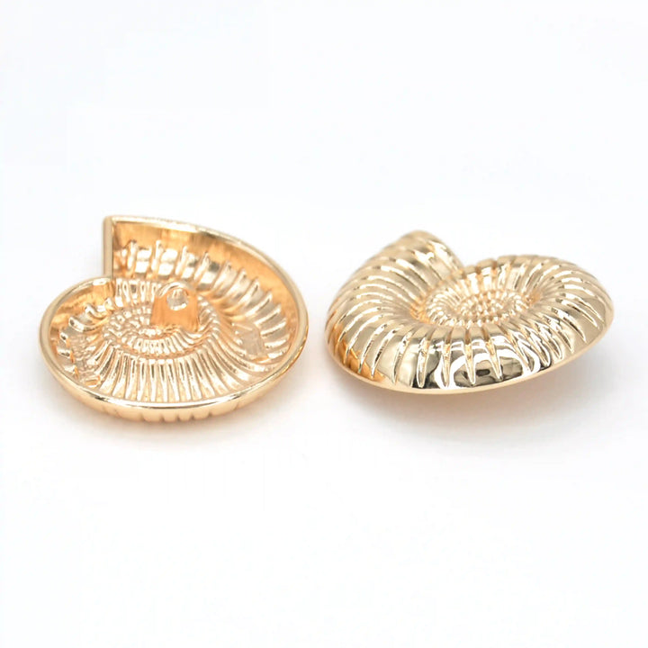 Shell Style Metal Buttons | 34mm(54L)