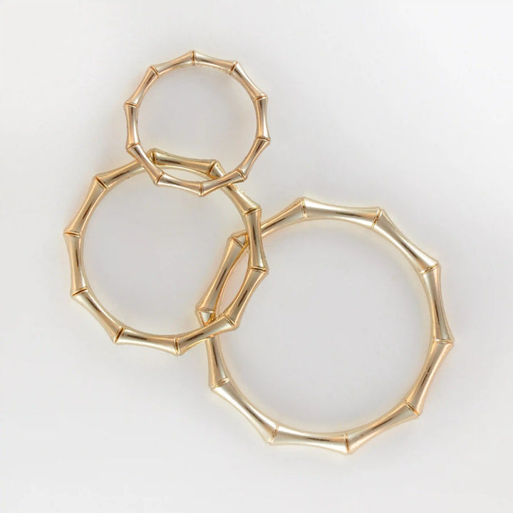 Bamboo Style Circular Buckle