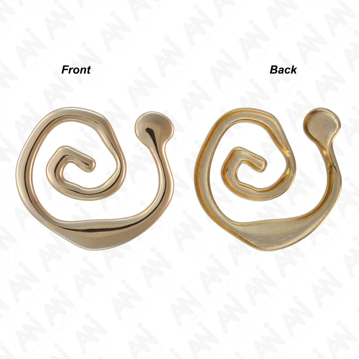 Spiral Inspire Gold & Silver Metal Buckle