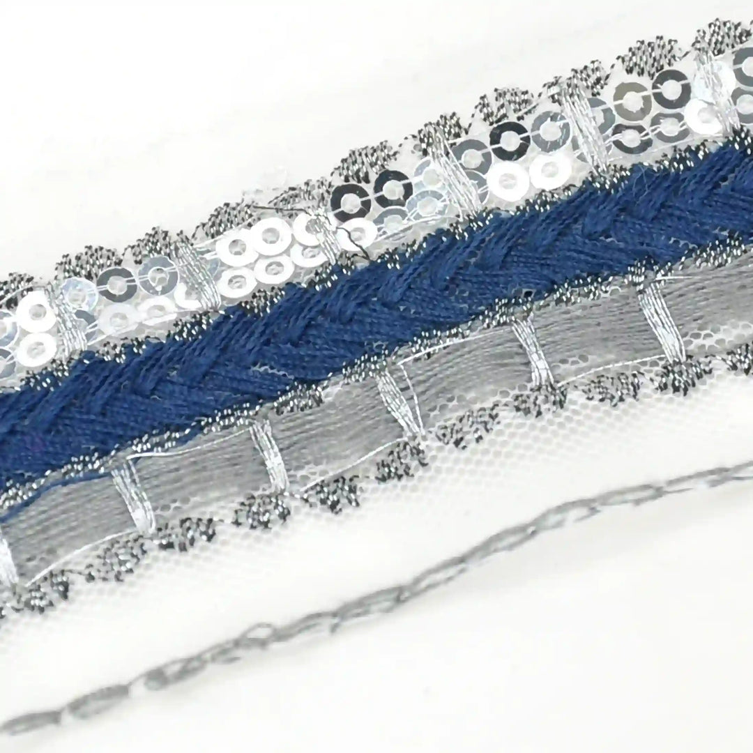 Multi-Textured Sequins Lace | 2 Meters