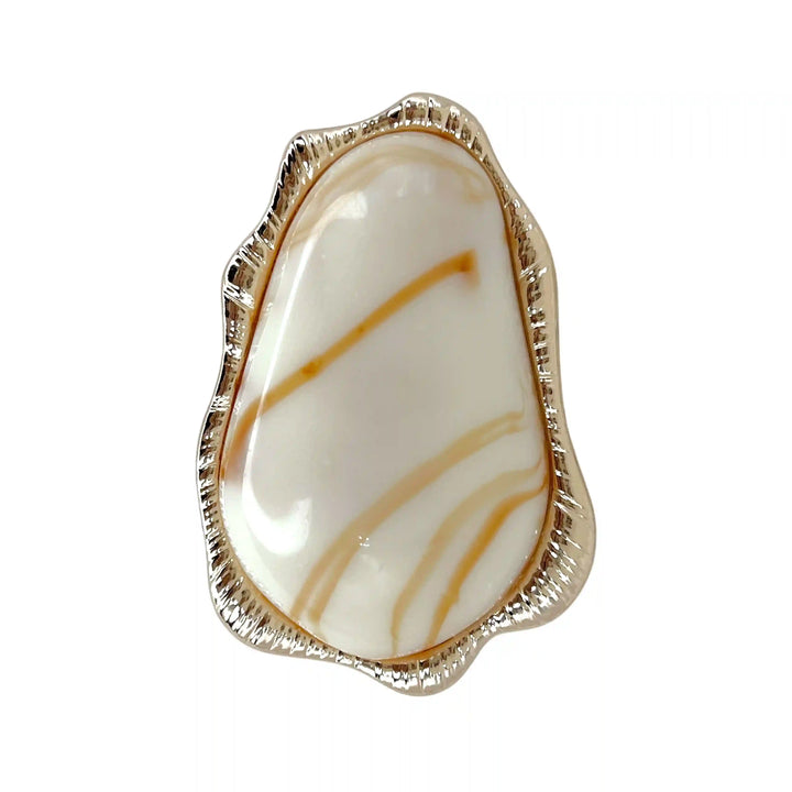 Organic Freeform Oyster Marvel Buckle