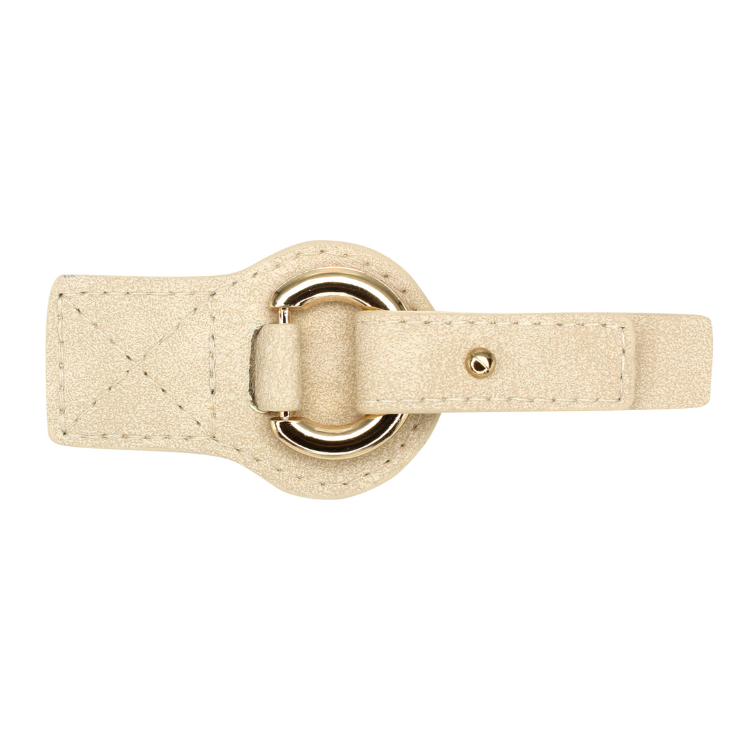 Leatherette Buckle with Ring