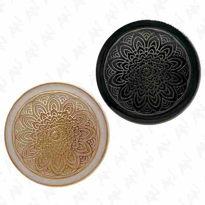 Mandala Shank Metal Button | 18mm(28L) & 21mm(34L)