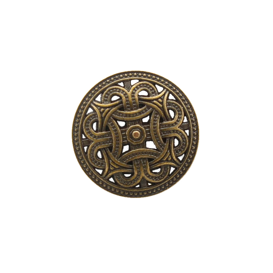 Braided Circle Metal Button(7 Big + 7 Small)