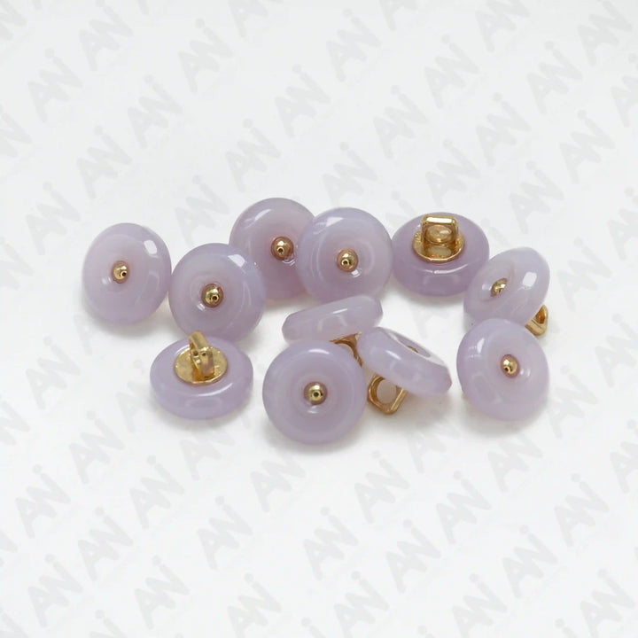 Classic Round Resin Shank Buttons | 12mm