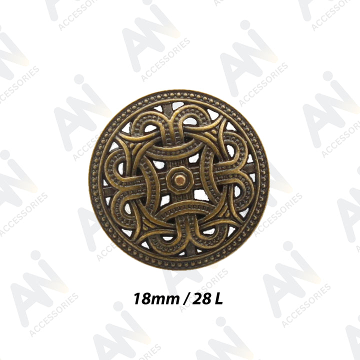 Baroque Design Metal Buttons