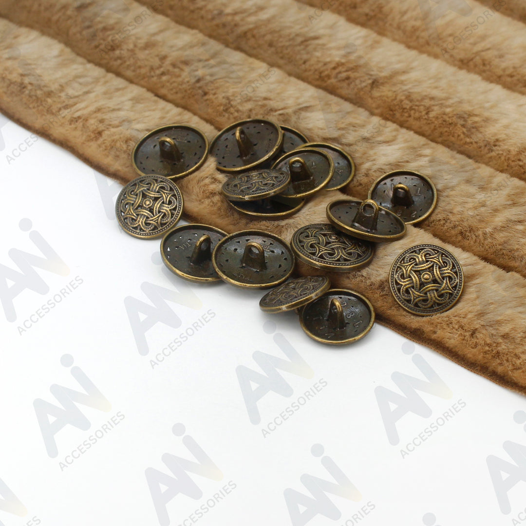 Baroque Design Metal Buttons