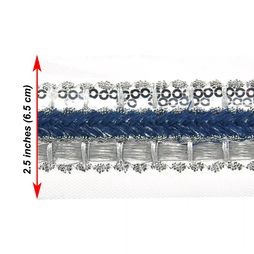 Multi-Textured Sequins Lace | 2 Meters