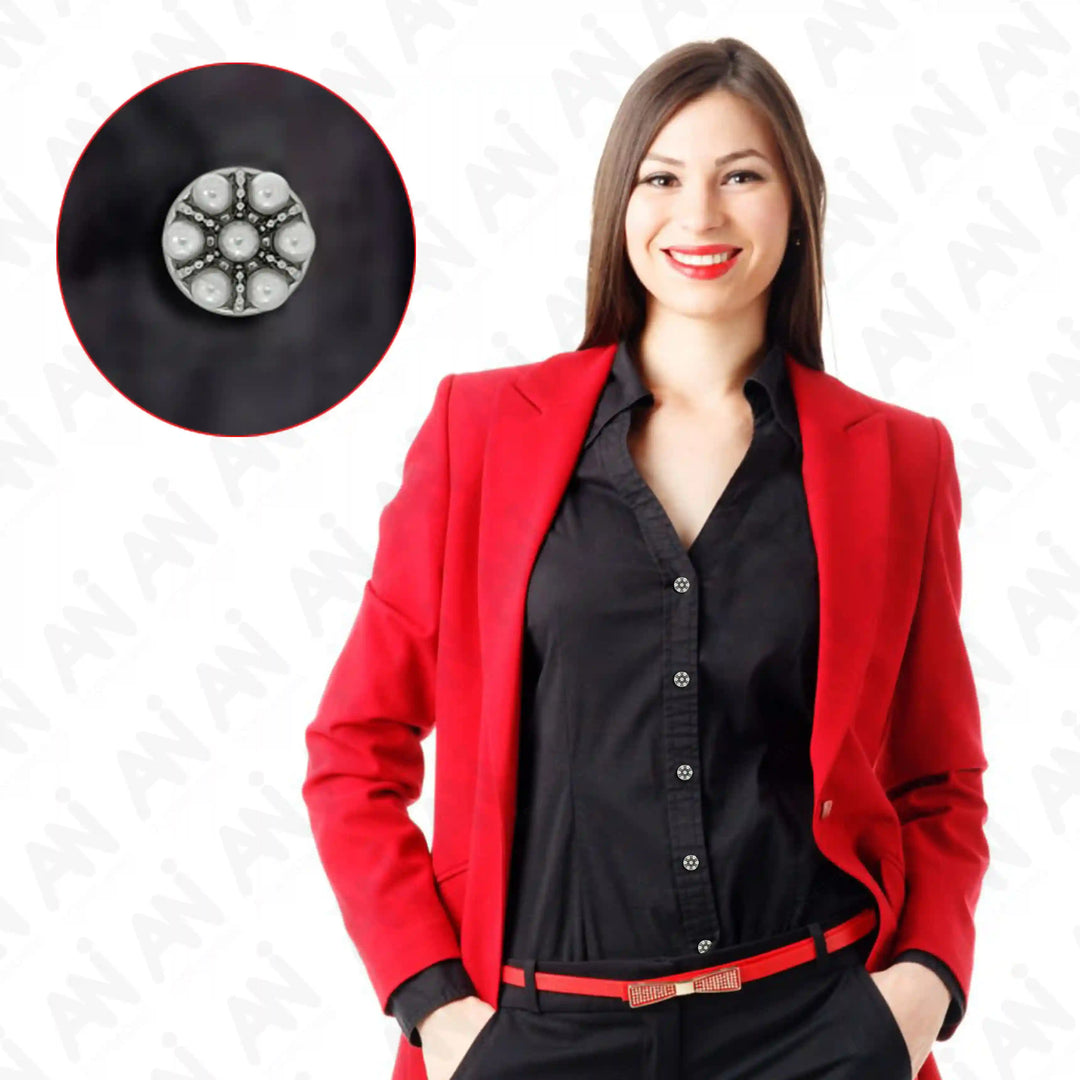 Peral Shirt 12mm Buttons