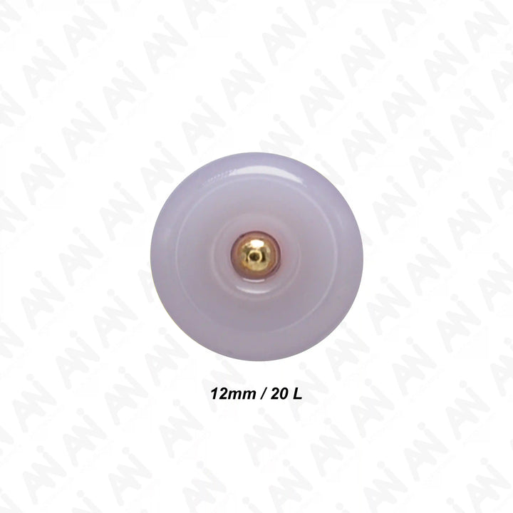 Classic Round Resin Shank Buttons | 12mm