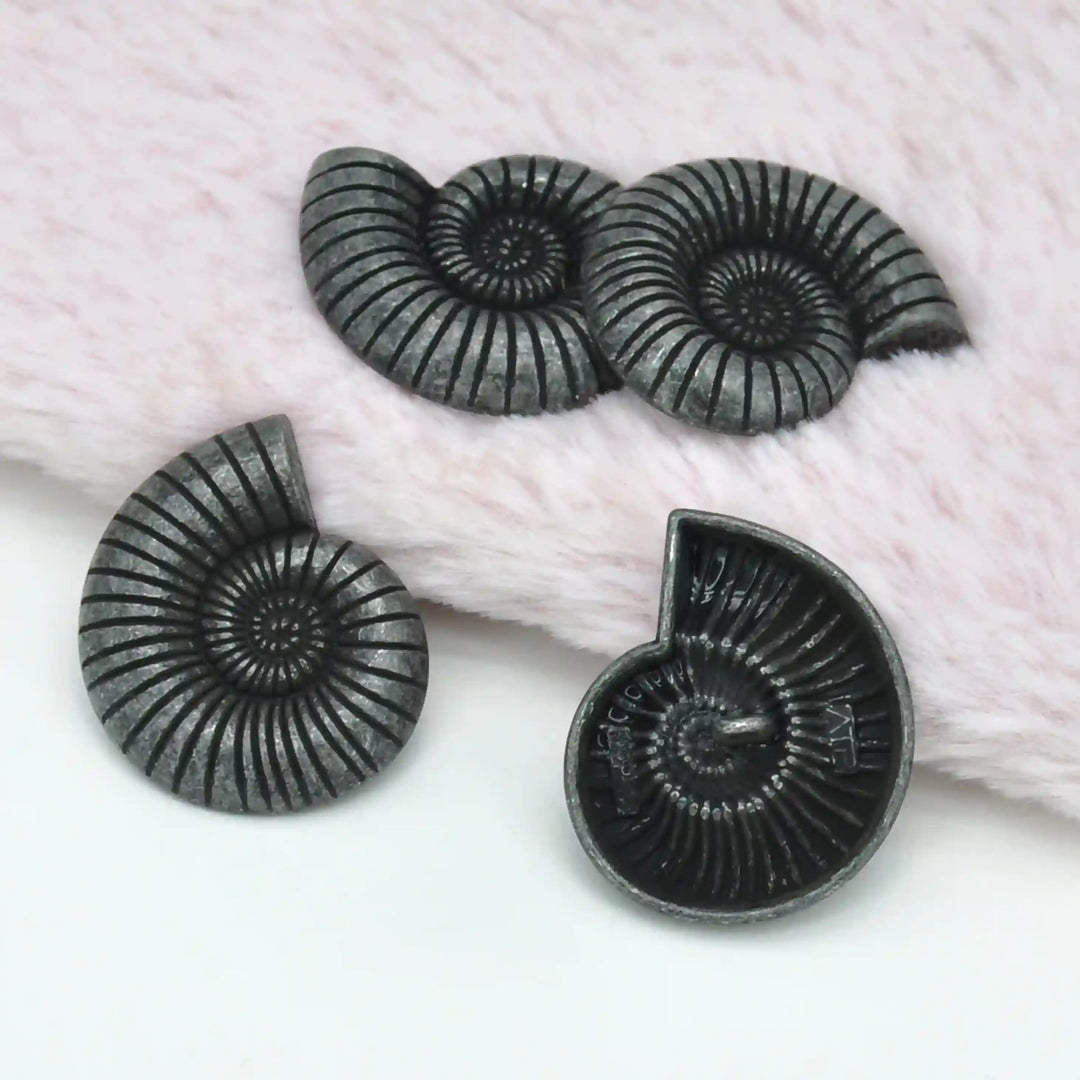 Shell Style Metal Buttons | 34mm(54L)