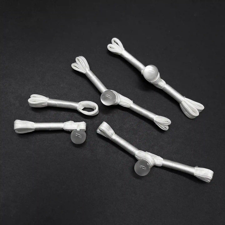 Pearl Frog Closure Buttons