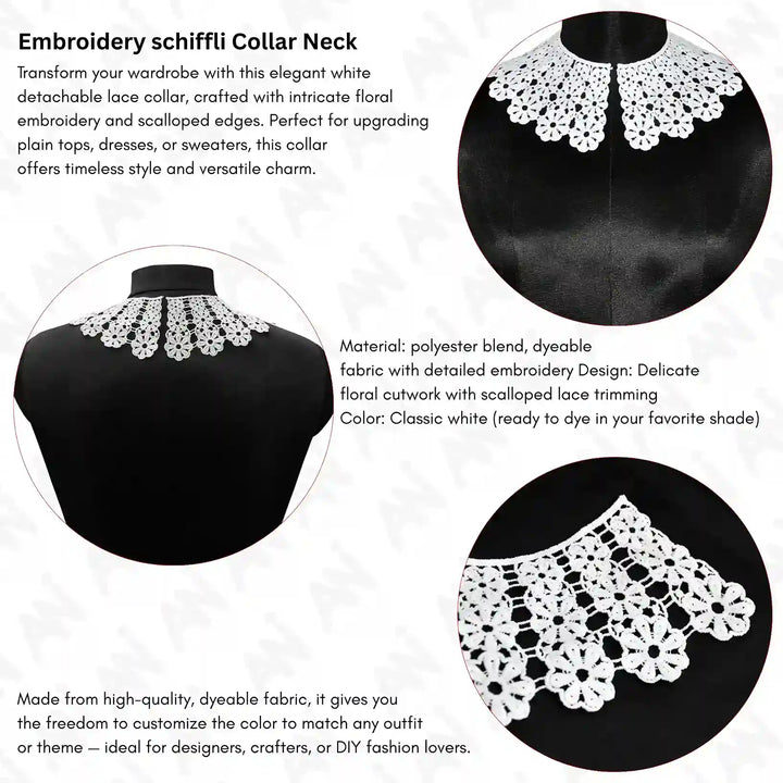 Crochet Lace Neck Collar