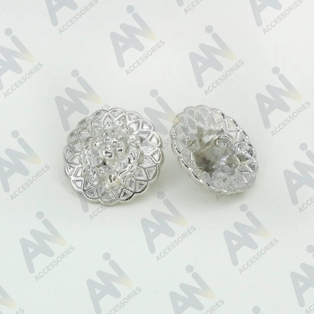 Lion Head Buttons for Clothing and Accessories | 18mm(28L) & 22mm(34L)