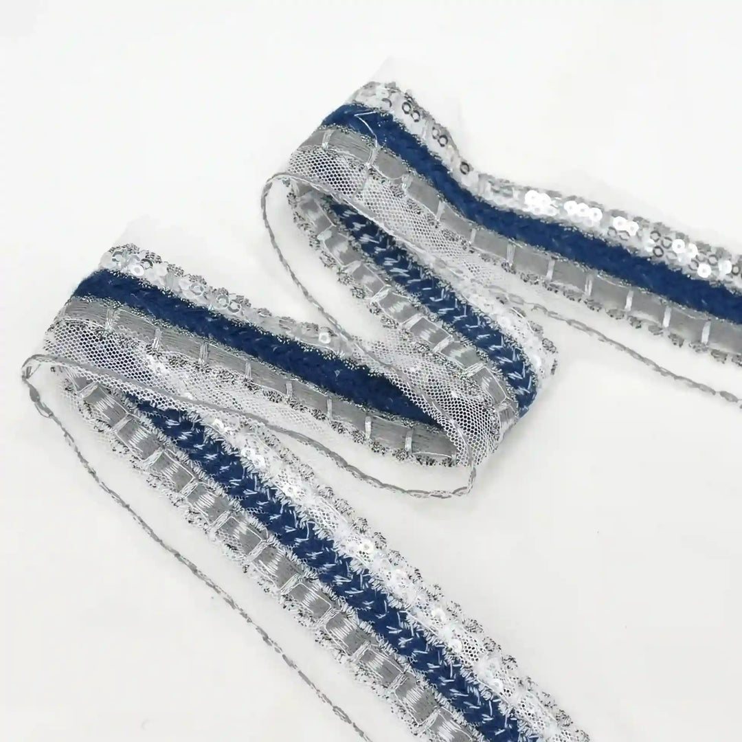 Multi-Textured Sequins Lace | 2 Meters