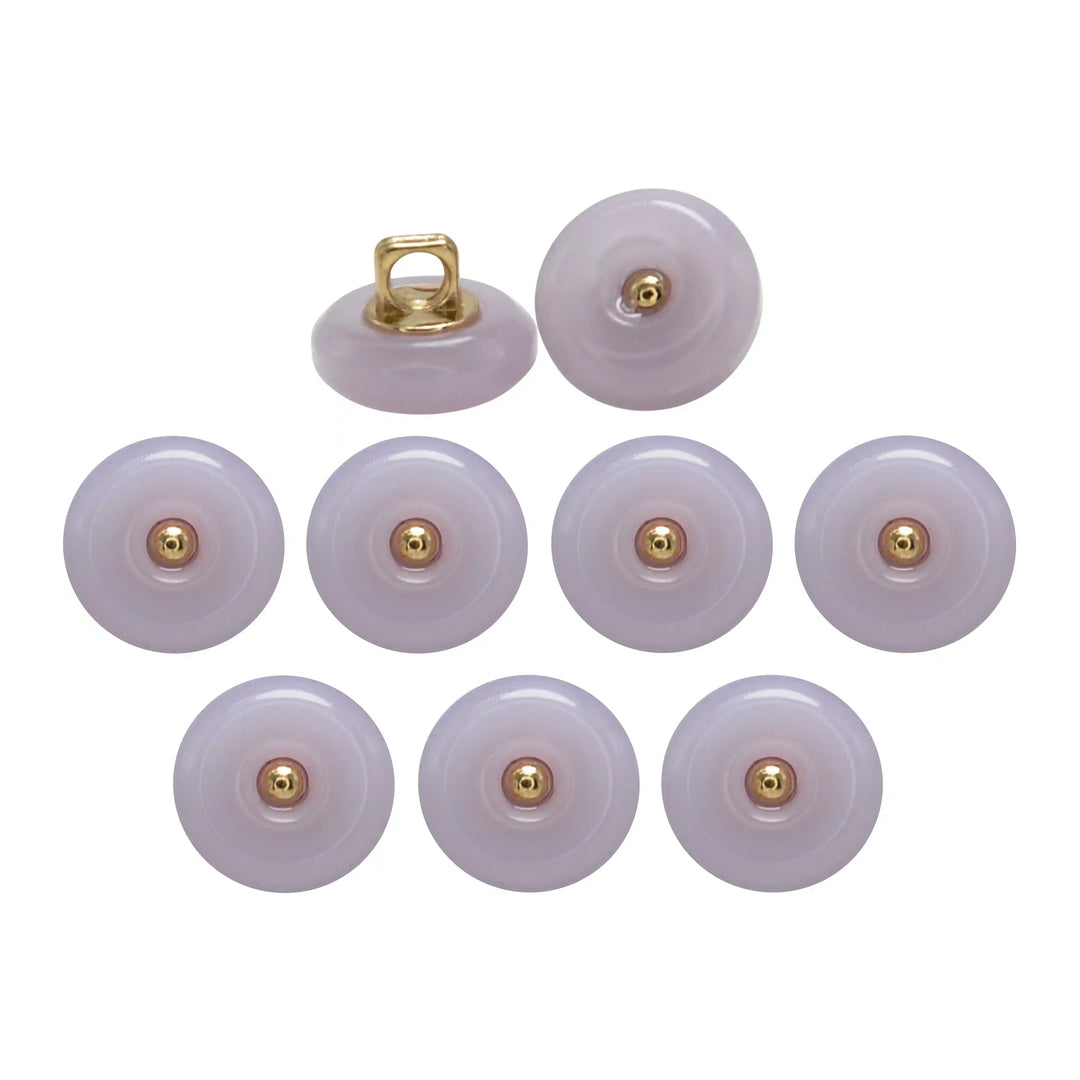 Classic Round Resin Shank Buttons | 12mm