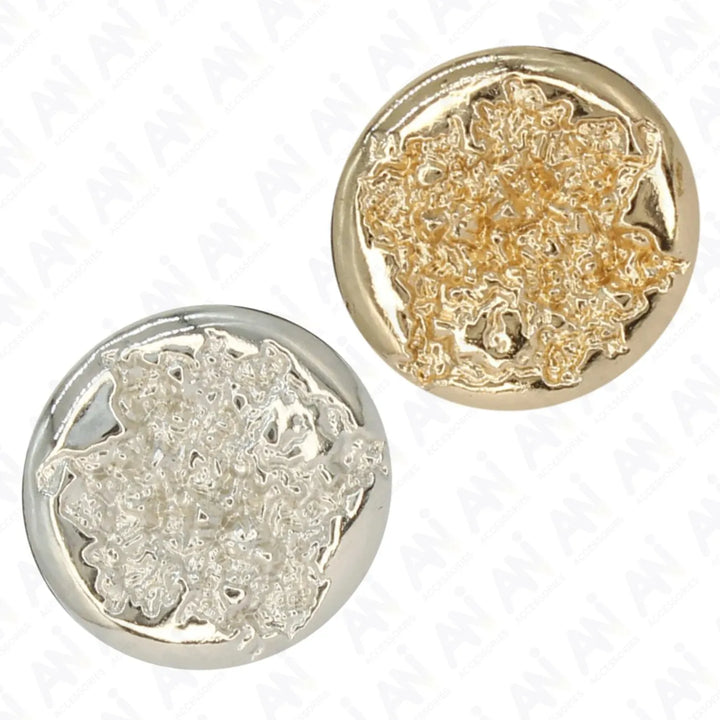 Ruffle Design Metal Buttons | 18mm (28L) & 22mm (34L)