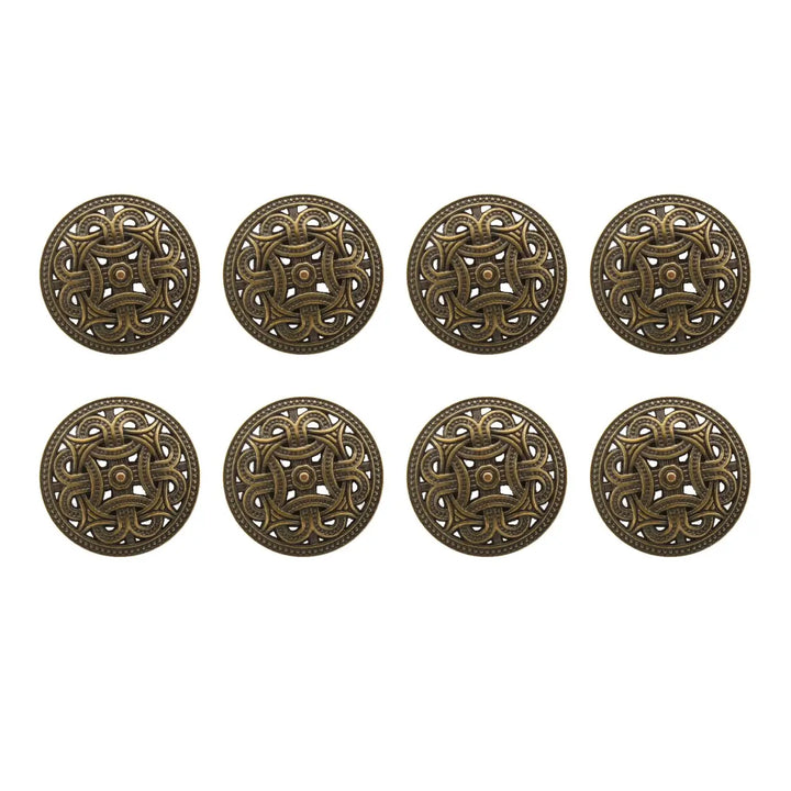 Celtic Knotwork Metal Buttons | 18mm(28L) & 20mm(32L)