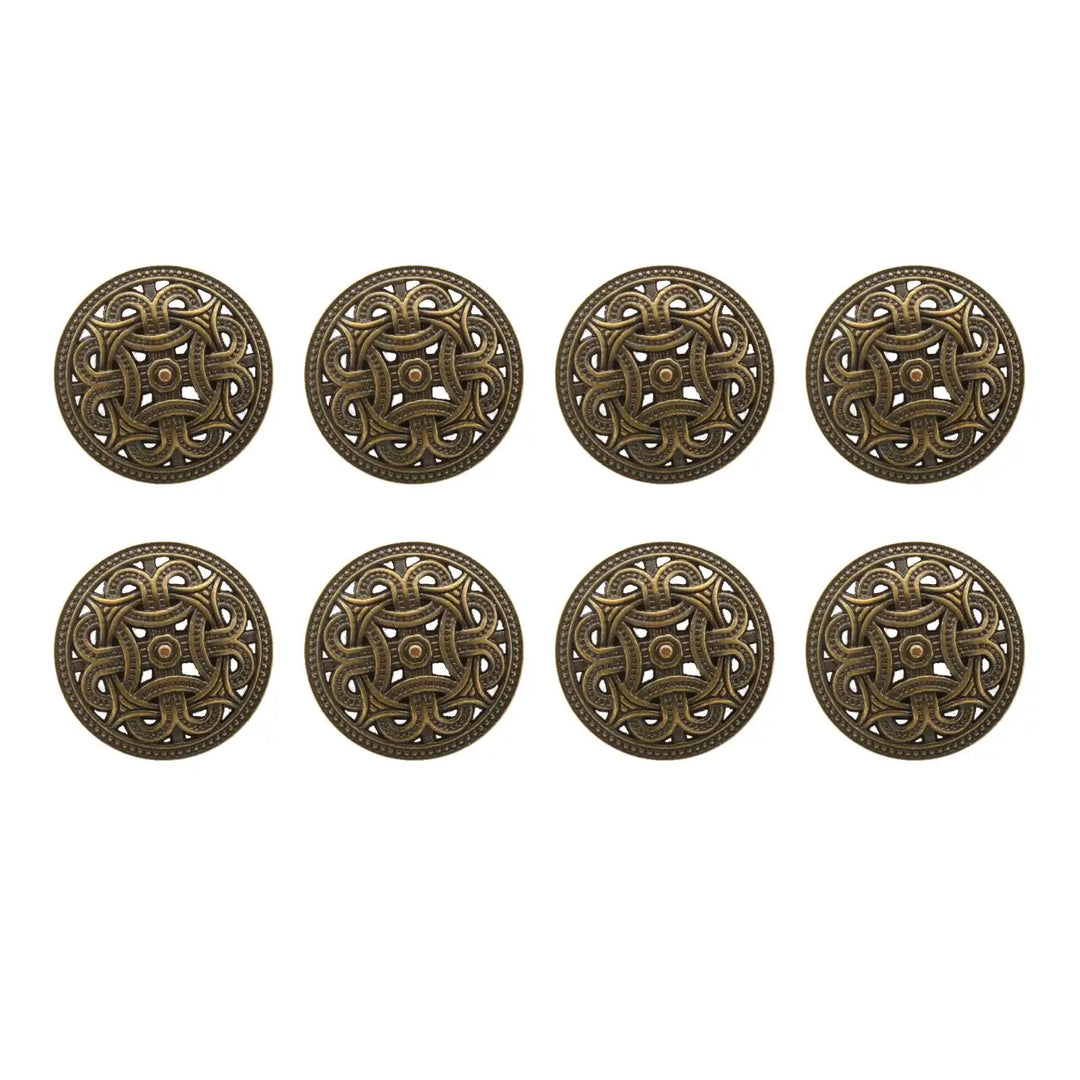 Celtic Knotwork Metal Buttons | 18mm(28L) & 20mm(32L)