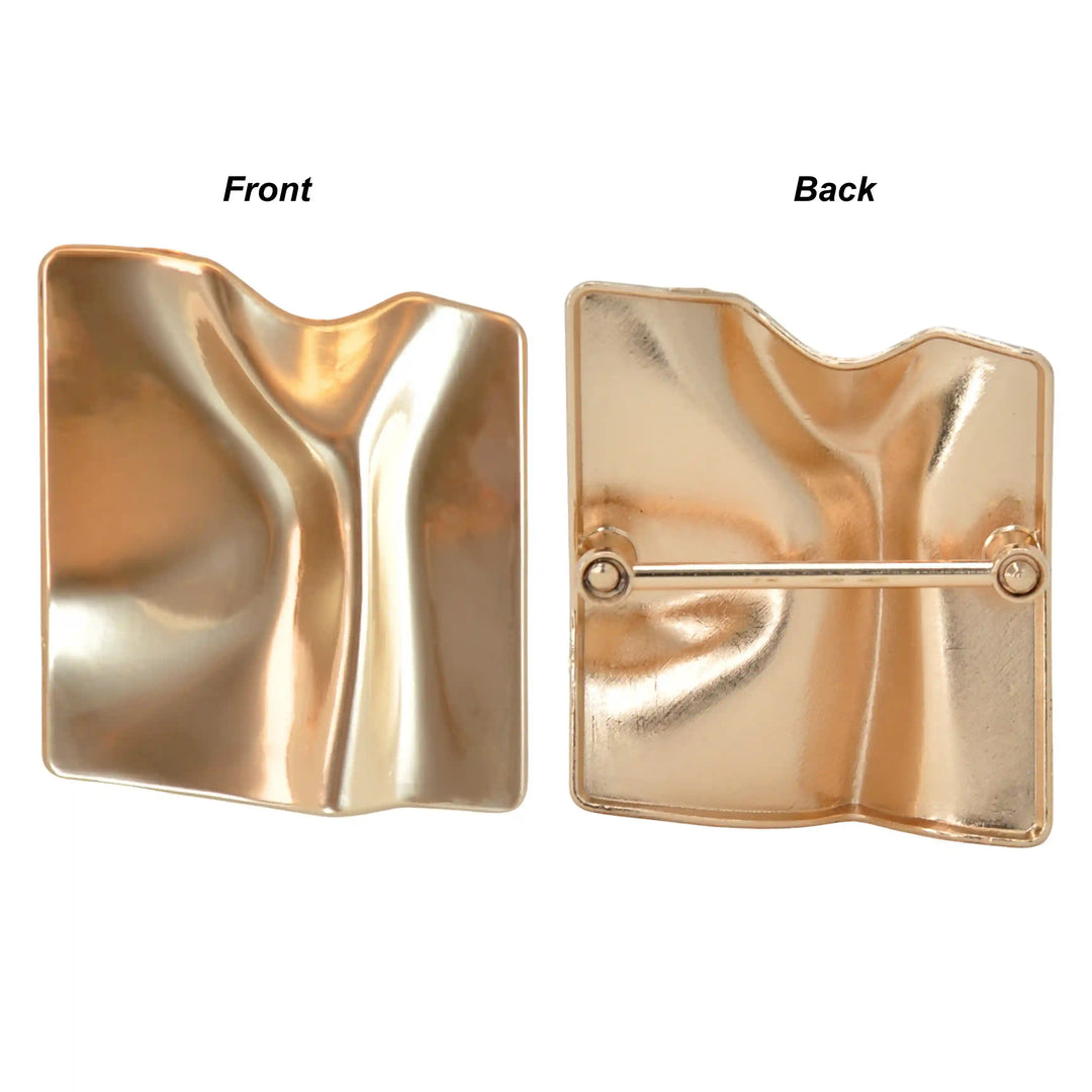 Wavy Golden Buckle