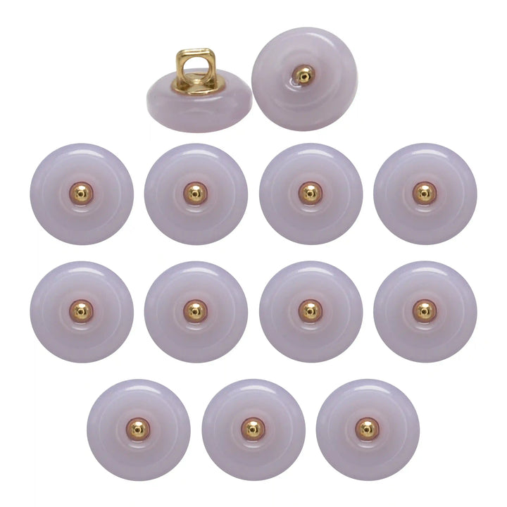 Classic Round Resin Shank Buttons | 12mm